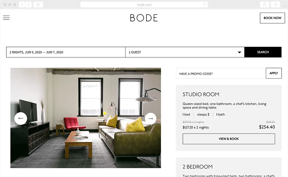 Bode hero image