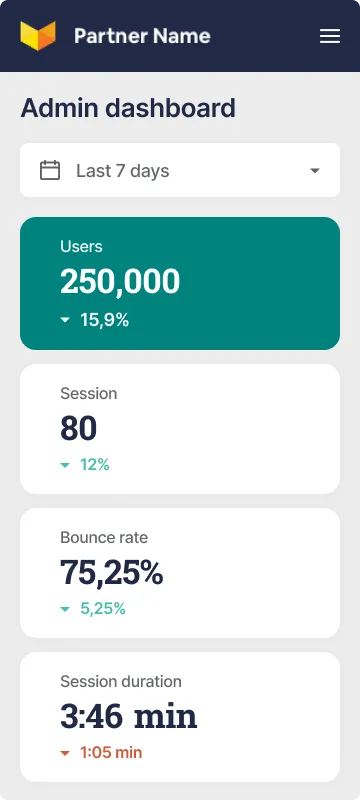 **Onclusive**
-mockup-mobile