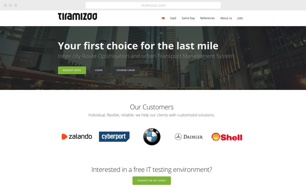 Tiramizoo hero image